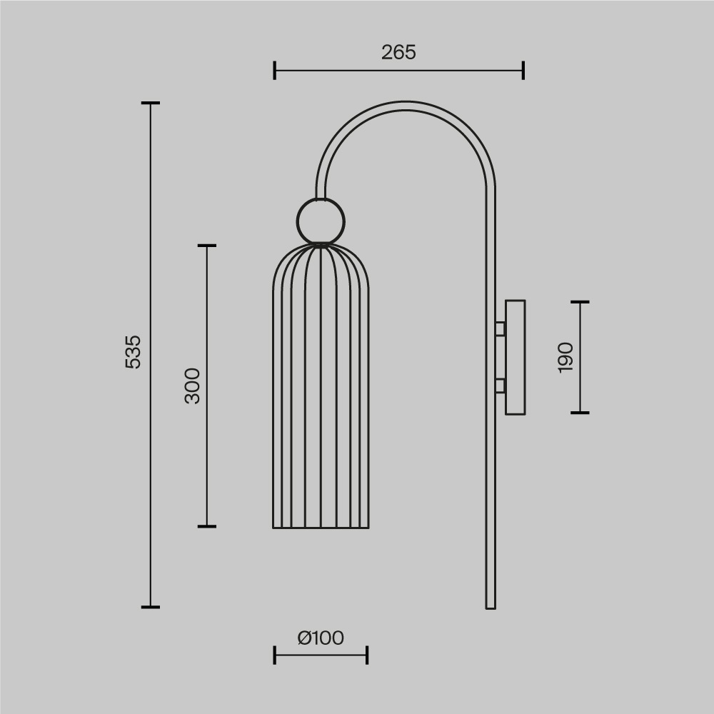 Maytoni Modern Antic Настенный светильник (бра) цвет: золото MOD302WL-01W
