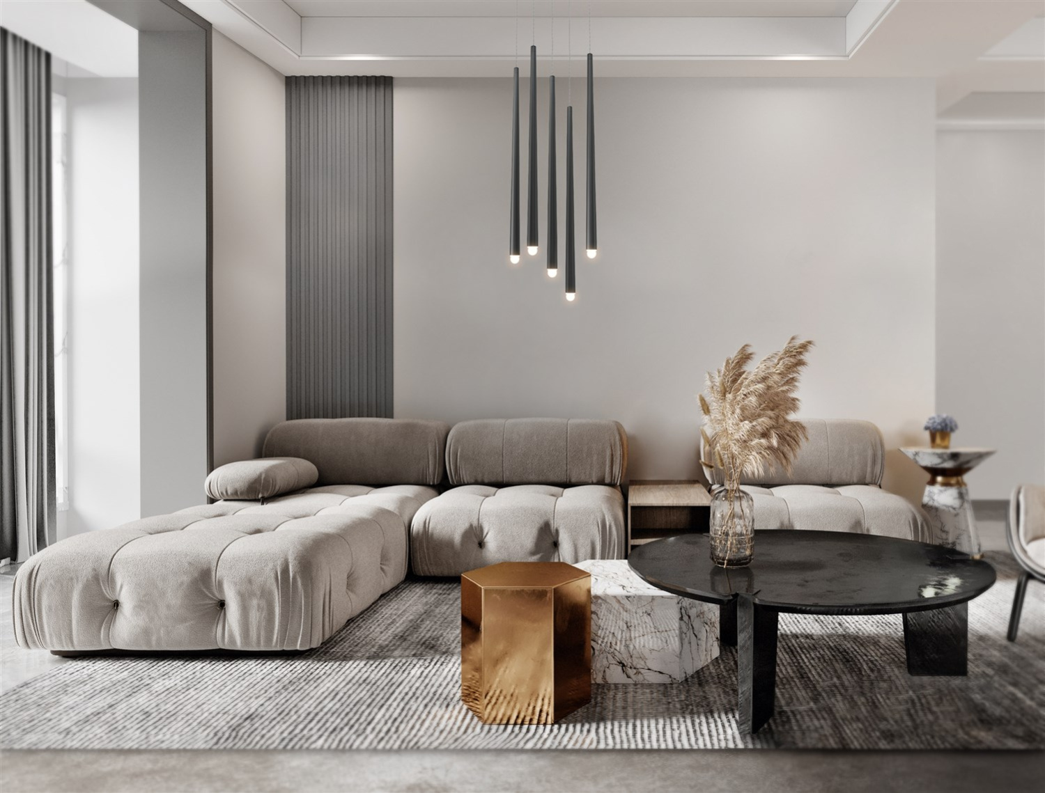 Maytoni Modern Cascade Подвесной светильник цвет: черный MOD132PL-L30BK