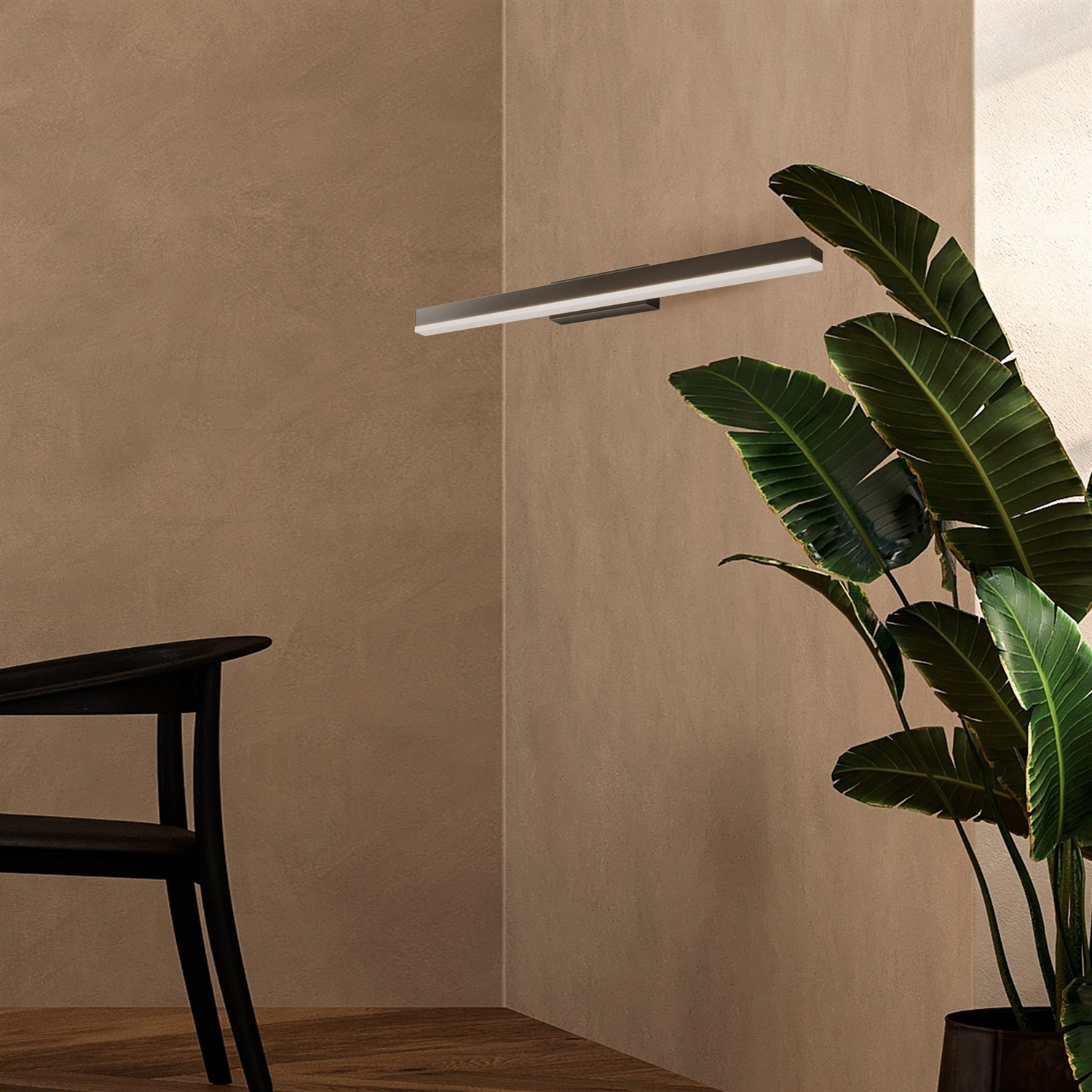 Maytoni Modern Fichte Подсветка цвет: черный MIR012WL-L14B4K