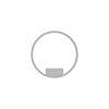 Maytoni Modern Rim Настенный светильник (бра) цвет: белый MOD058WL-L25WK