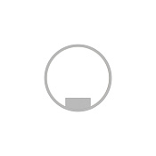 Maytoni Modern Rim Настенный светильник (бра) цвет: белый MOD058WL-L25WK