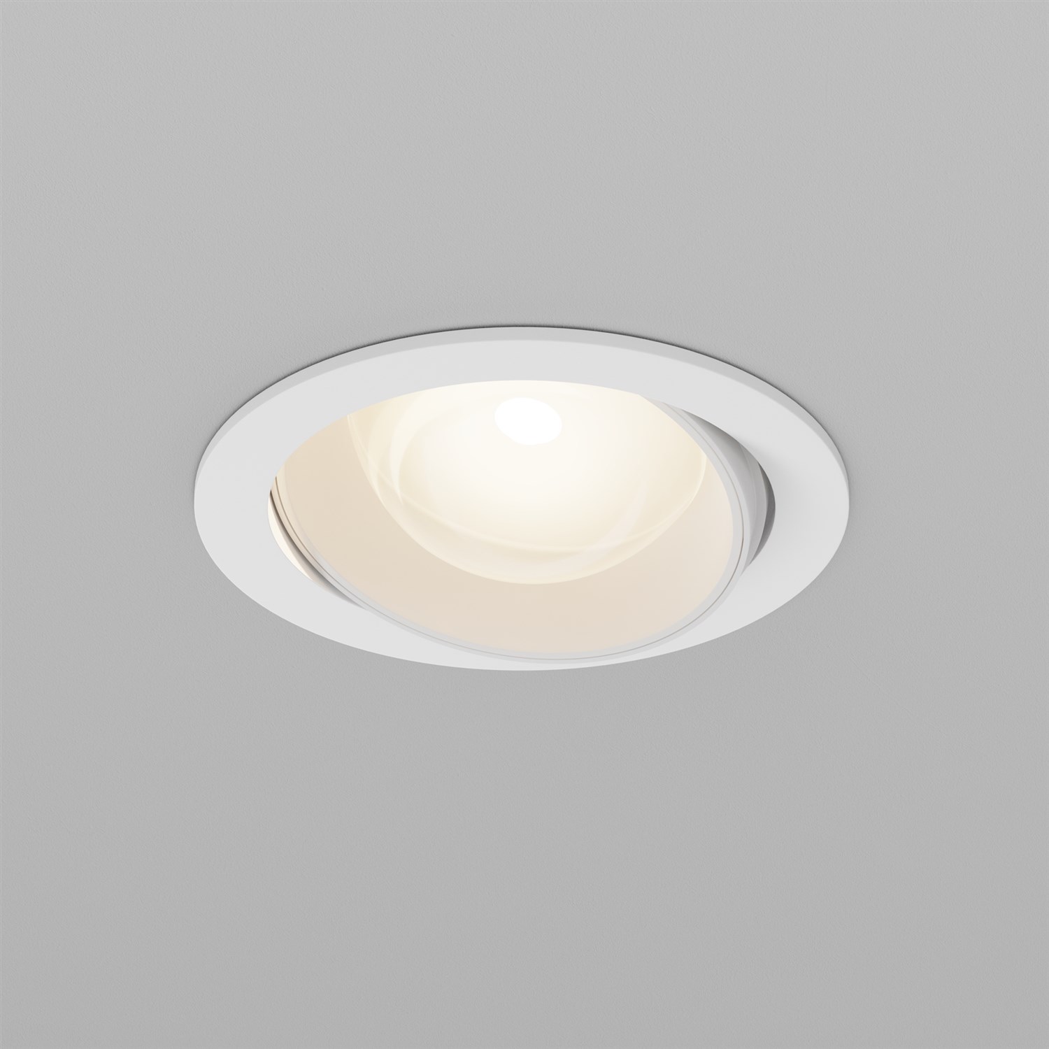 Maytoni Technical Lens Встраиваемый светильник цвет: белый DL105-12W3K-W