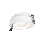 Maytoni Technical Lens Встраиваемый светильник цвет: белый DL105-12W3K-W