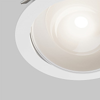 Maytoni Technical Lens Встраиваемый светильник цвет: белый DL105-12W3K-W