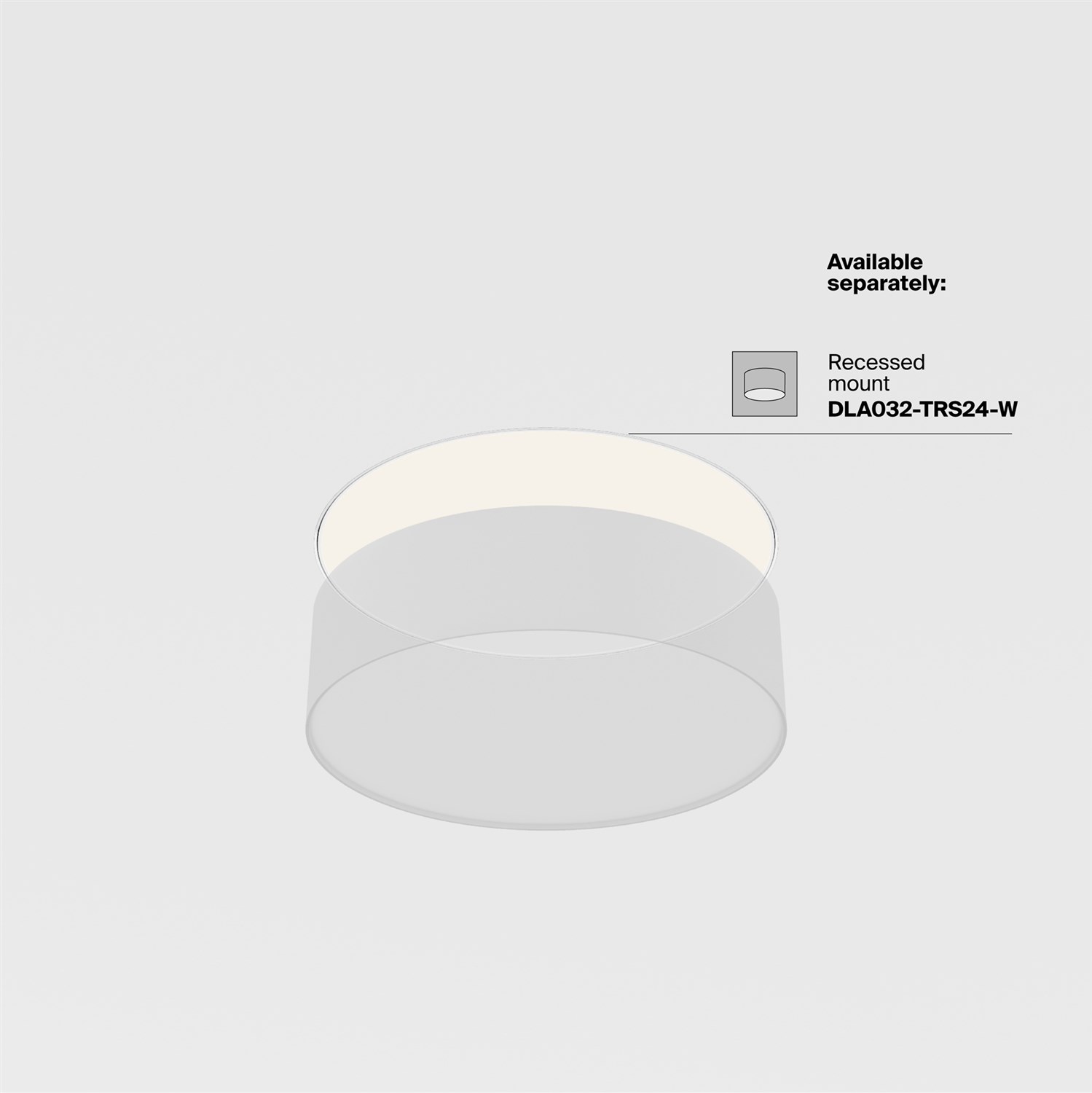 Maytoni Technical Zon Потолочный светильник цвет: белый C032CL-24W4K-RD-W
