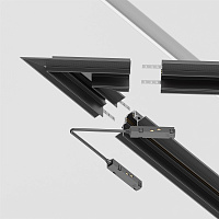 Maytoni Technical Угол-соединитель 45° Gravity встраиваемый черный TRA010CLS-42B