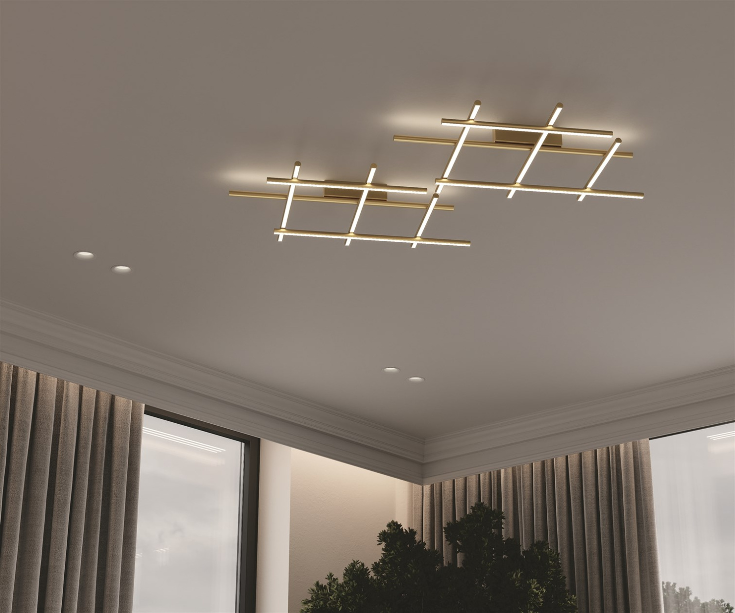 Maytoni Modern Radiance Потолочный светильник цвет: золото MOD278CL-L50G3K
