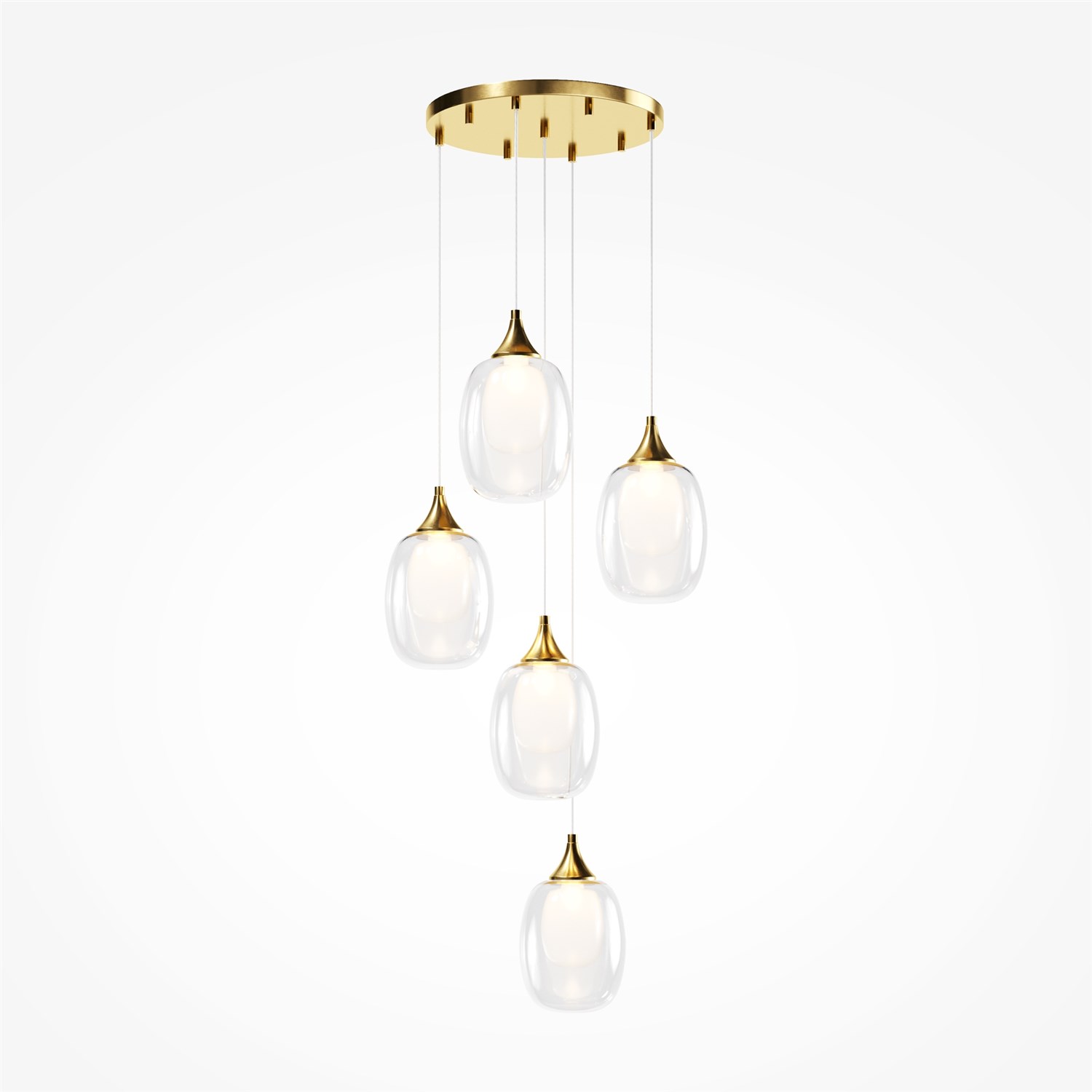 Maytoni Modern Aura Подвесной светильник цвет: латунь MOD016PL-05BS