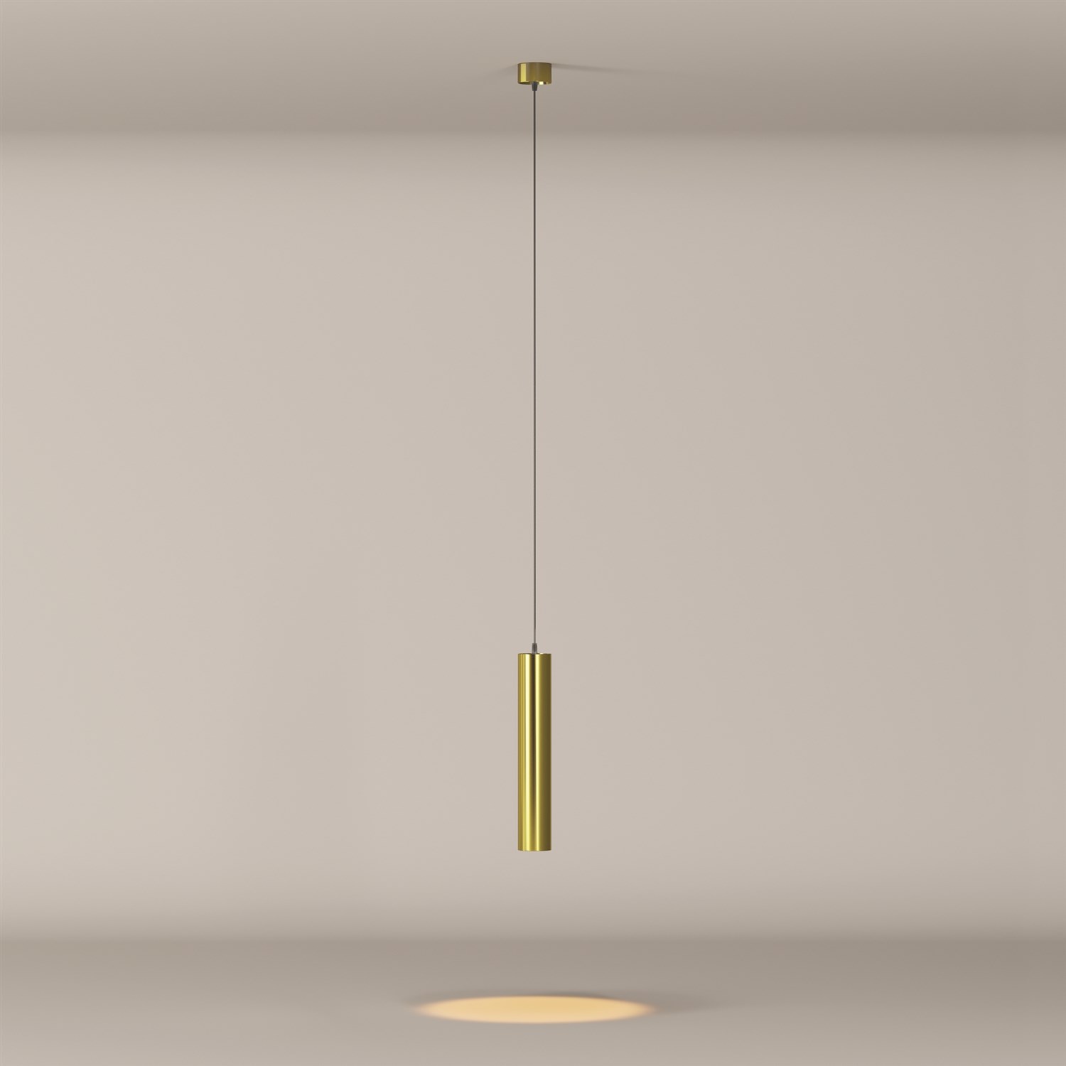 Maytoni Technical Focus LED Подвесной светильник цвет: латунь P072PL-L12W3K-BS