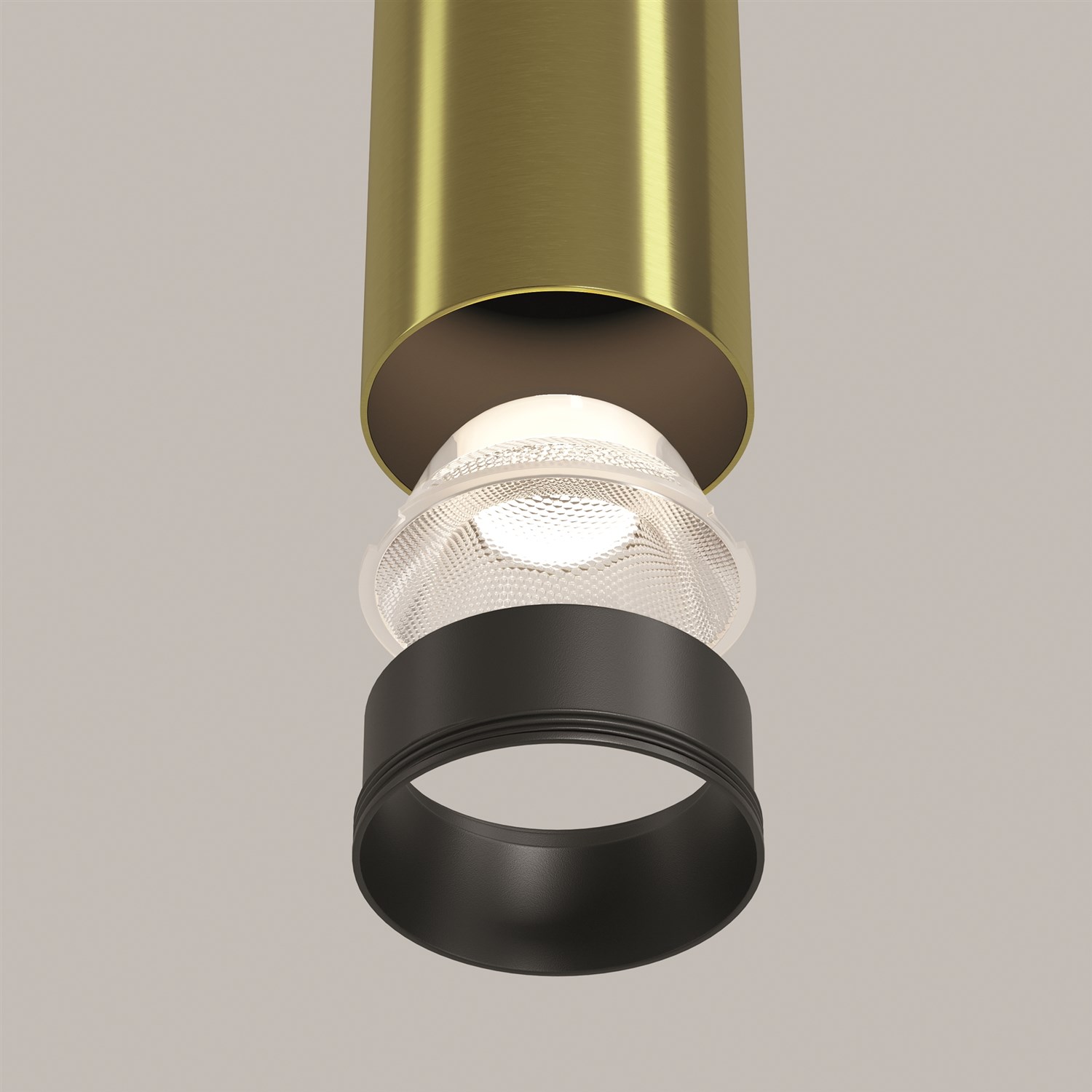 Maytoni Technical Focus LED Подвесной светильник цвет: латунь P072PL-L12W3K-BS