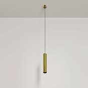 Maytoni Technical Focus LED Подвесной светильник цвет: латунь P072PL-L12W3K-BS