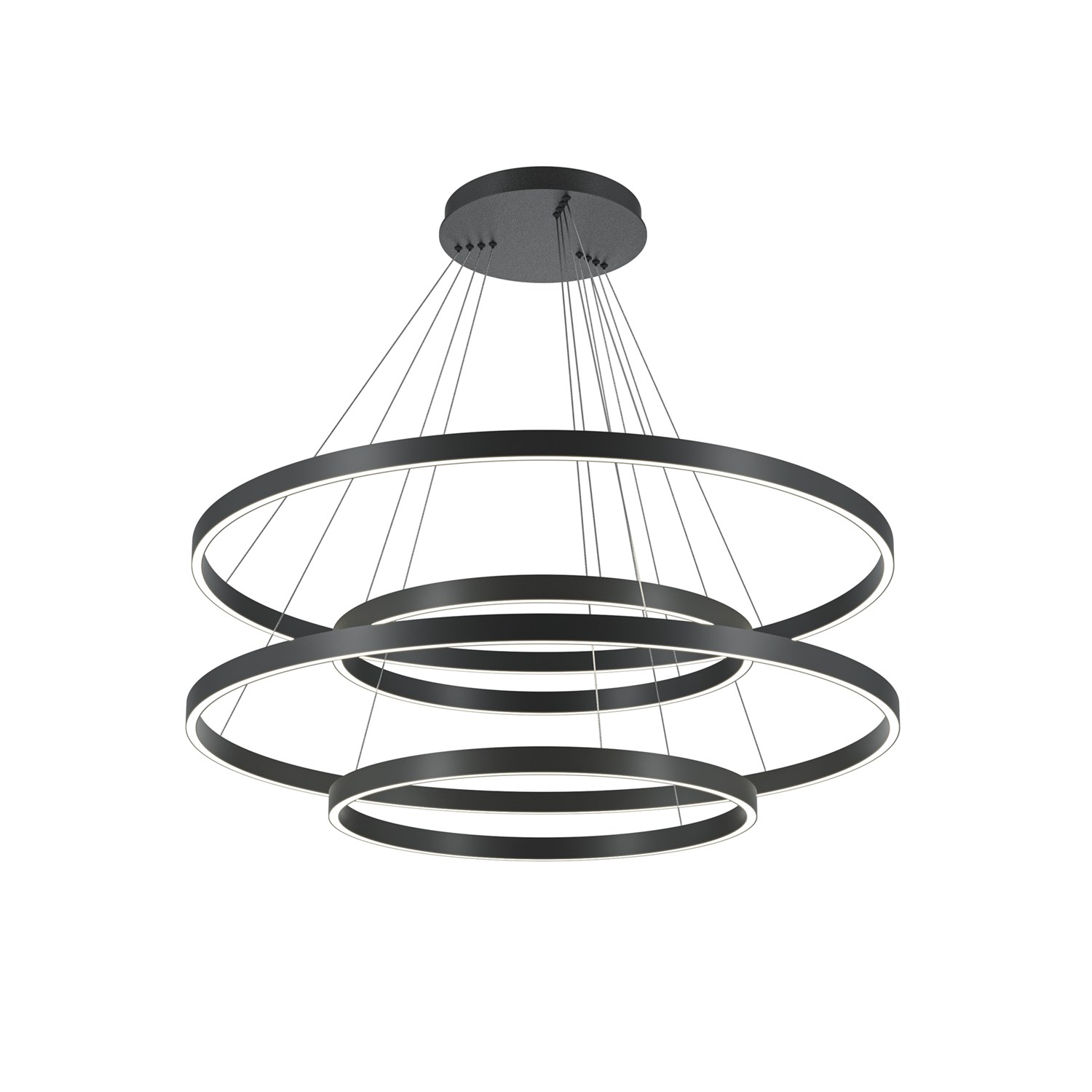 Maytoni Modern Rim Подвесной светильник цвет: черный MOD058PL-L174BK