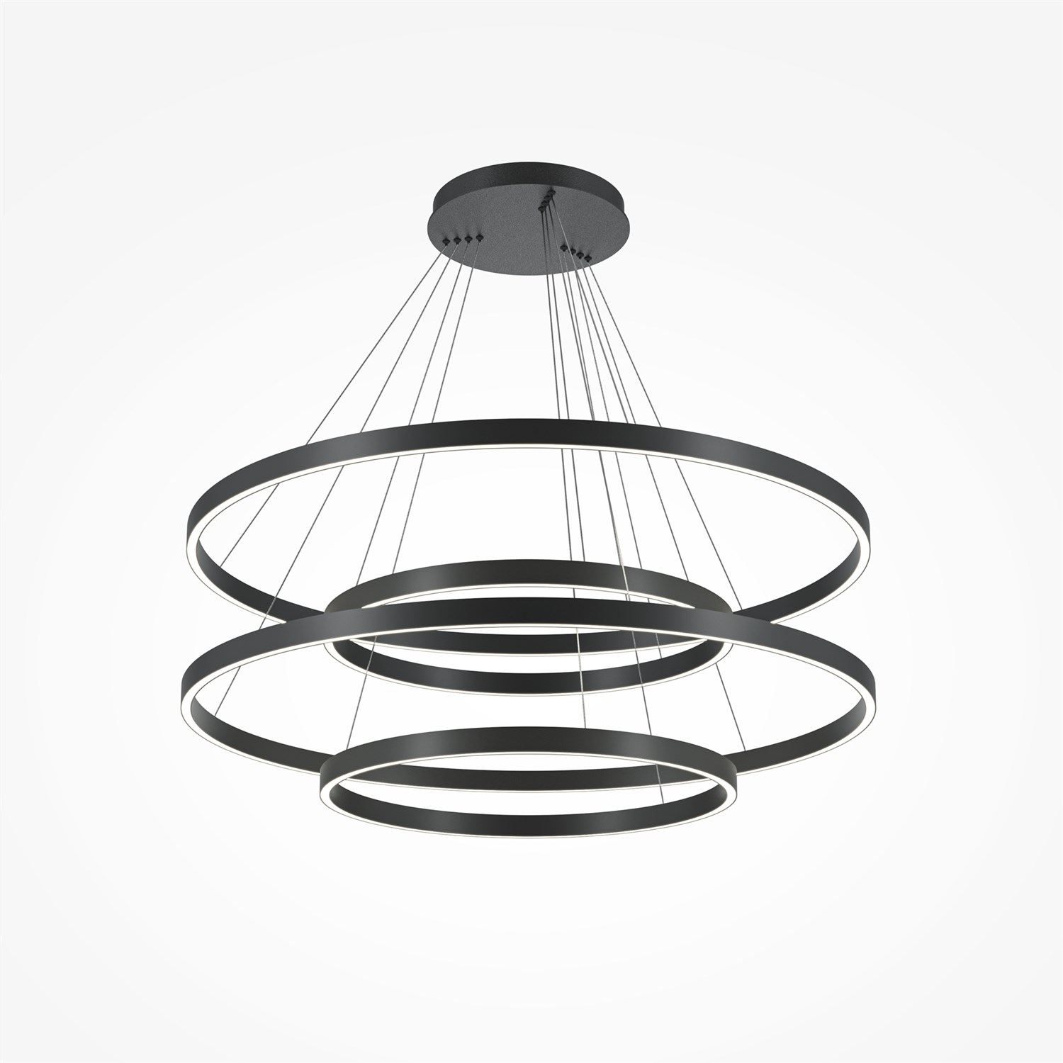 Maytoni Modern Rim Подвесной светильник цвет: черный MOD058PL-L174BK