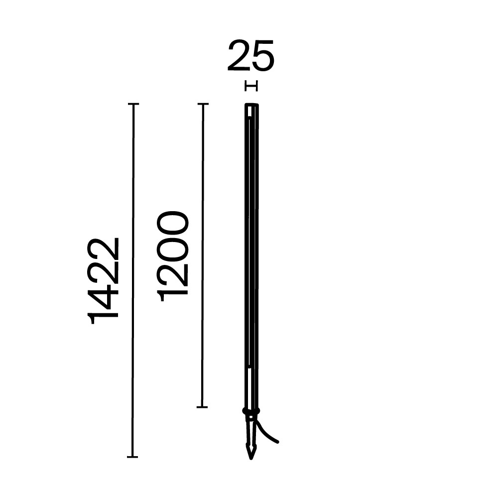 Maytoni Outdoor Pole Ландшафтный светильник цвет: графит O440FL-L18GF3K