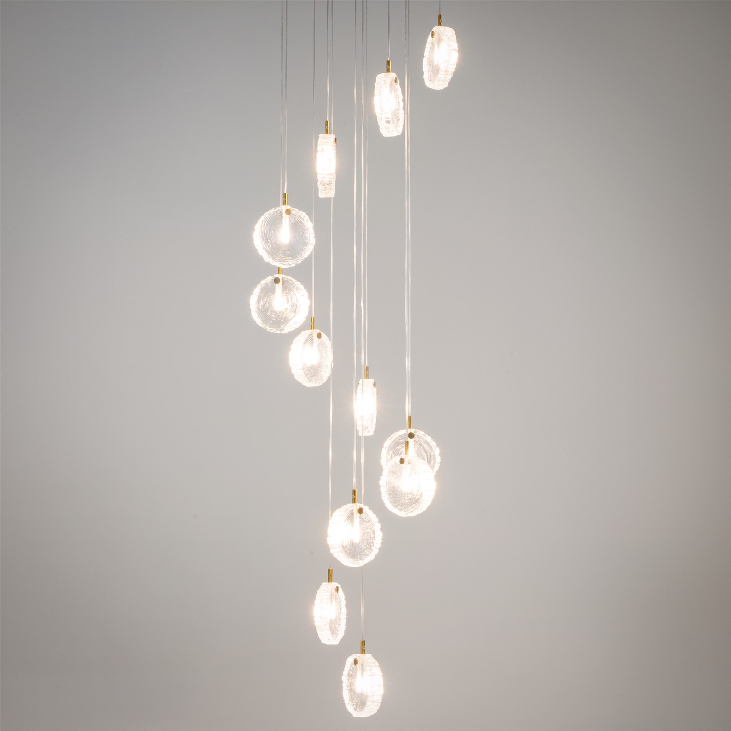 Maytoni Modern Frozen Подвесной светильник цвет: латунь MOD254PL-12BS
