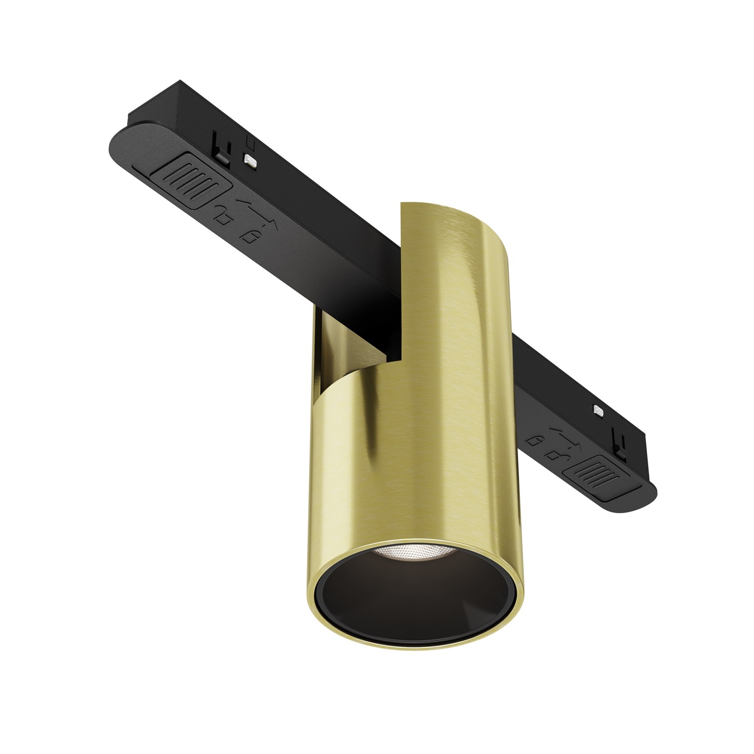 Maytoni Technical Alfa Трековый светильник цвет: латунь TR122-2-7W4K-BS