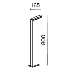 Maytoni Outdoor Paso Ландшафтный светильник цвет: черный O595FL-L12B3K