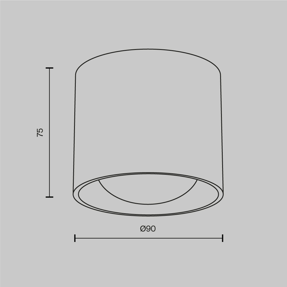 Maytoni Technical Lens Потолочный светильник цвет: белый C217CL-15W4K-W