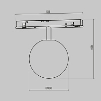 Maytoni Technical Luna Трековый светильник цвет: черный TR038-2-5W4K