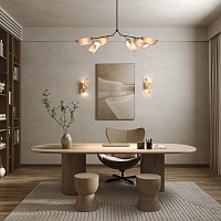 Maytoni Modern Organic Настенный светильник (бра) цвет: черный MOD225WL-02B2