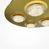 Maytoni Modern Pharao Потолочный светильник цвет: черный и латунь MOD361CL-L58BS3K