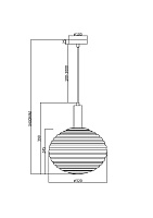 Maytoni Modern Reels Подвесной светильник цвет: черный MOD268PL-01B