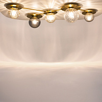 Maytoni Modern Star sky Потолочный светильник цвет: латунь MOD291CL-05BS1