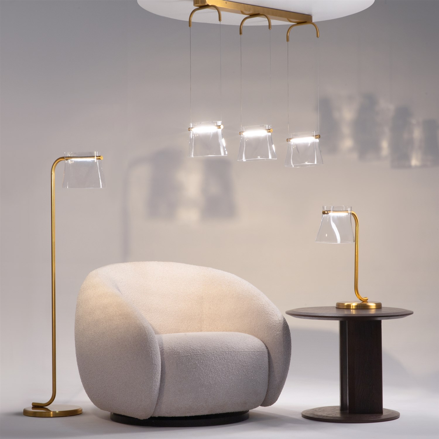 Maytoni Modern Cabaret Подвесной светильник цвет: латунь MOD170PL-L24BS3K