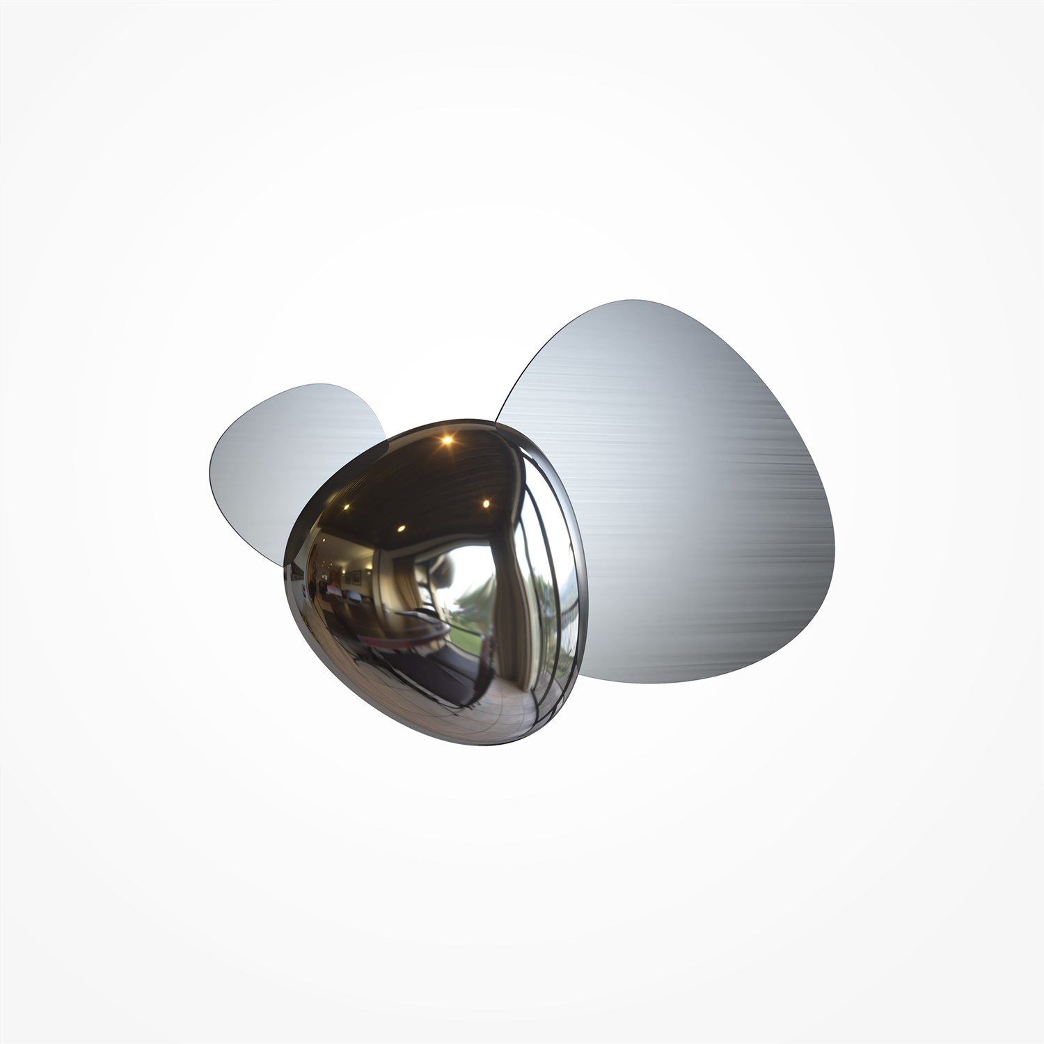 Maytoni Modern Jack-stone Настенный светильник (бра) цвет: никель MOD314WL-L8N3K