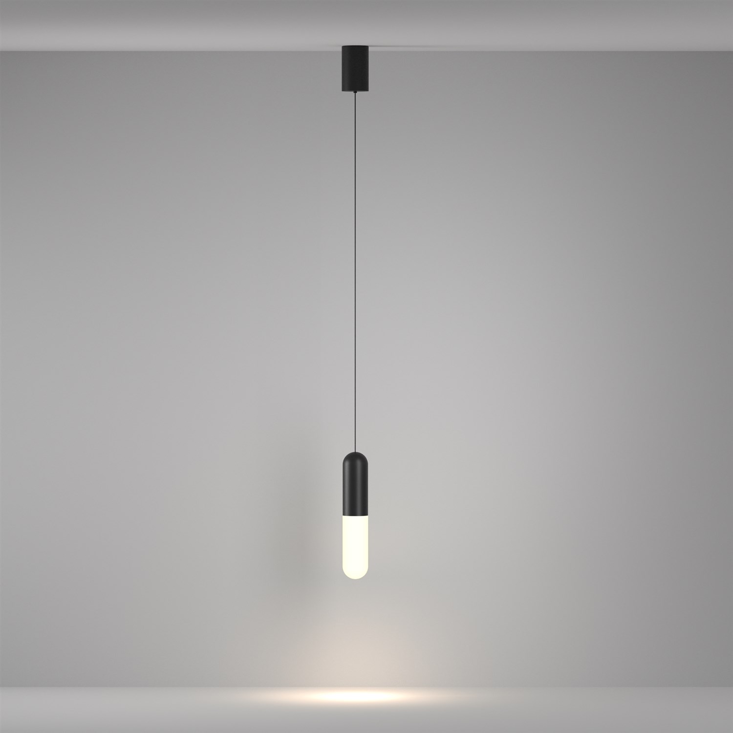 Maytoni Technical Mist Подвесной светильник цвет: черный P101PL-L300-12W3K-B