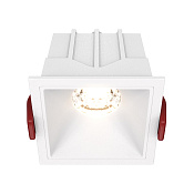 Maytoni Technical Alfa LED Встраиваемый светильник цвет: белый DL043-01-10W3K-SQ-W