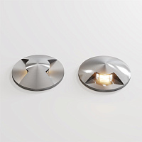 Maytoni Outdoor Flash Встраиваемый светильник цвет: серебро O044DL-L1S3K1