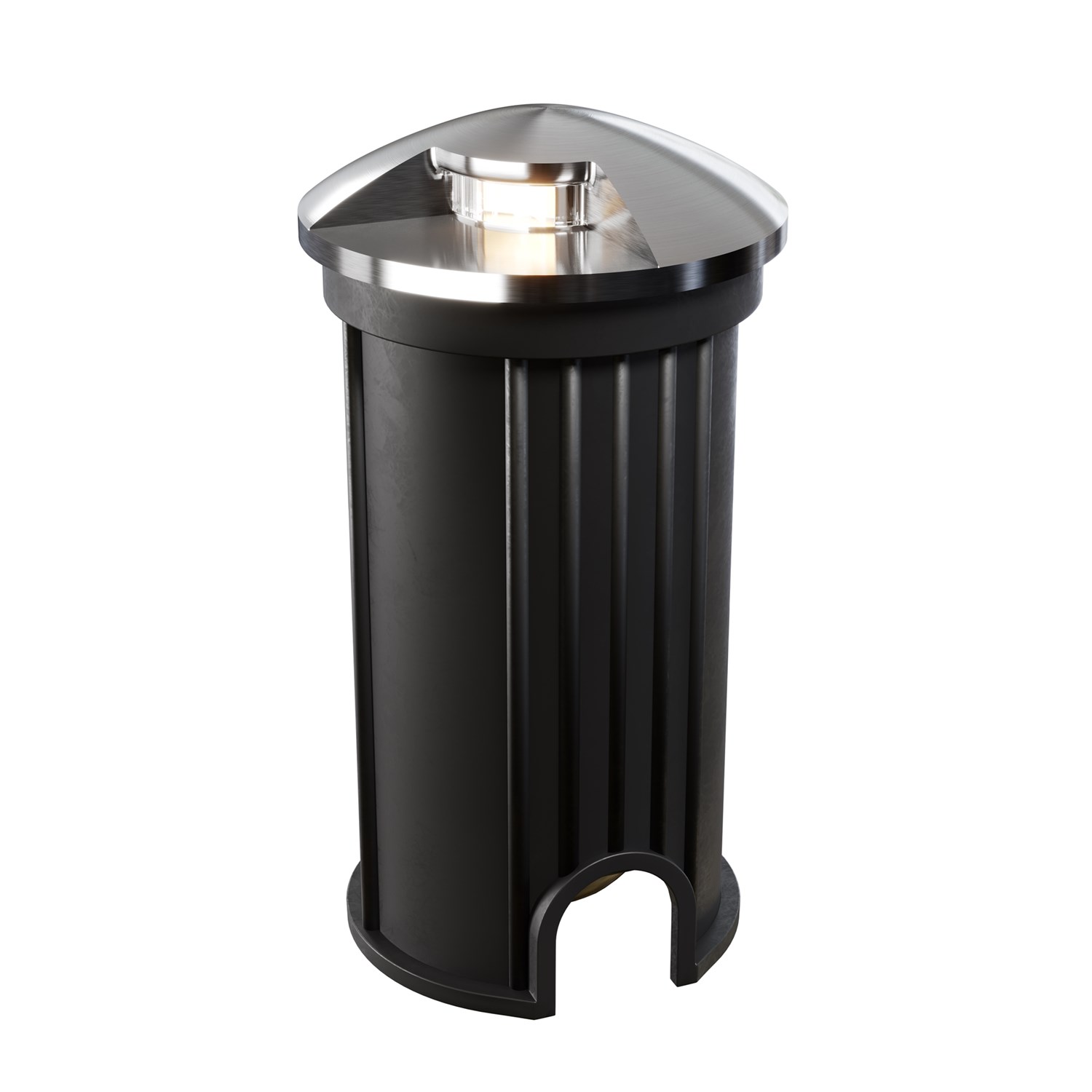 Maytoni Outdoor Flash Встраиваемый светильник цвет: серебро O044DL-L1S3K
