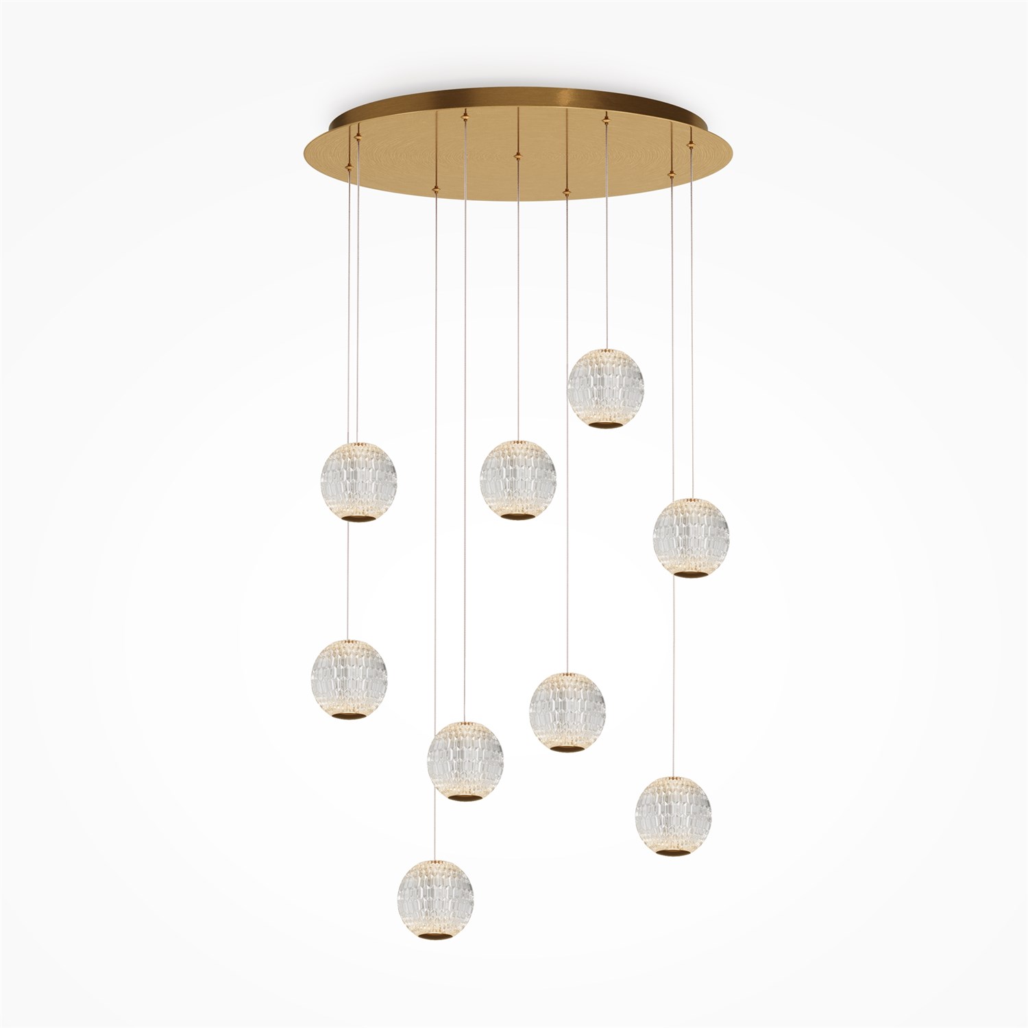 Maytoni Modern Sapphire Подвесной светильник цвет: латунь MOD293PL-L56BS3K