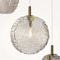 Maytoni Modern Frozen Подвесной светильник цвет: латунь MOD254PL-05BS