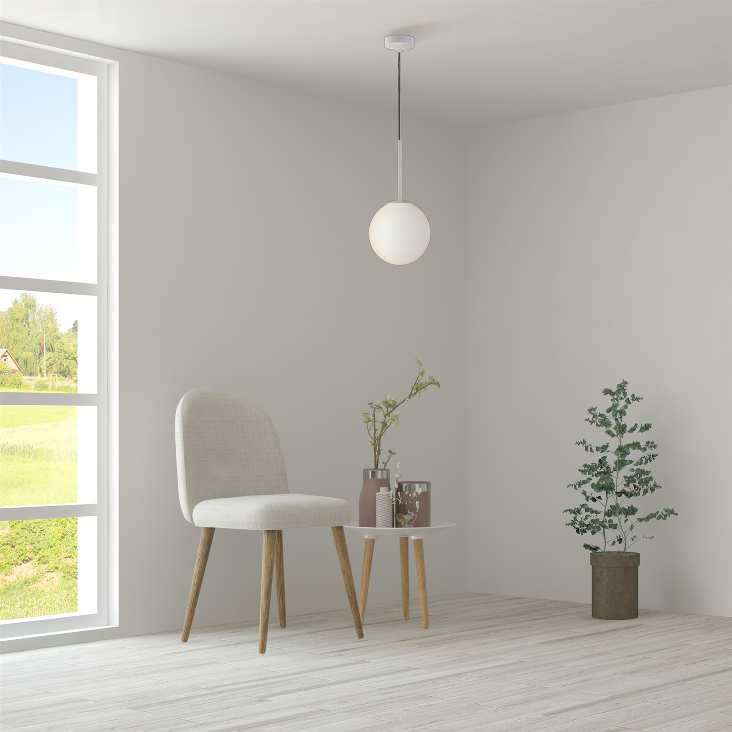 Maytoni Modern Basic form Подвесной светильник цвет: белый MOD321PL-01W1