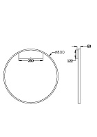 Maytoni Modern Rim Настенный светильник (бра) цвет: белый MOD058WL-L50W3K