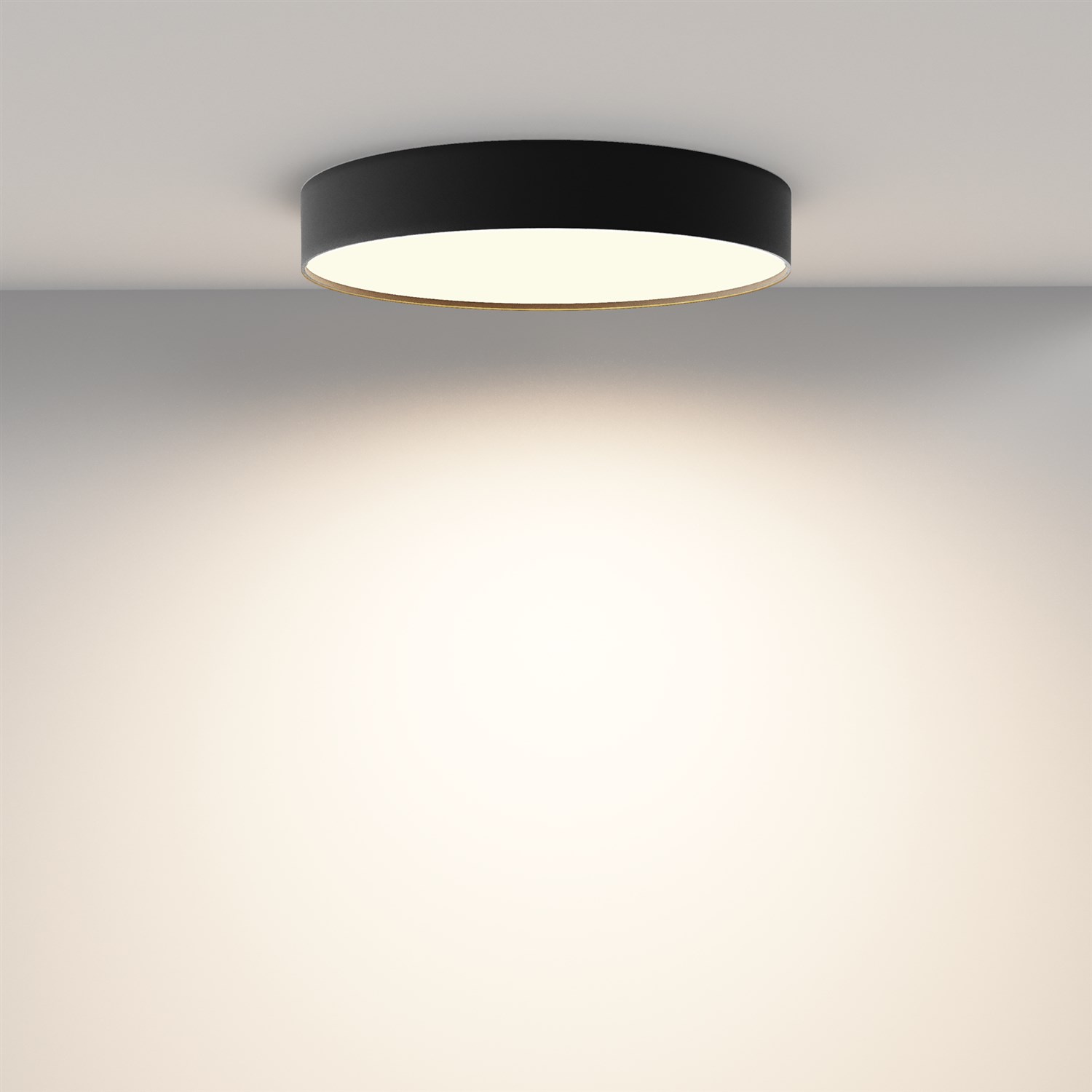Maytoni Technical Zon Потолочный светильник цвет: черный C032CL-45W3K-RD-B