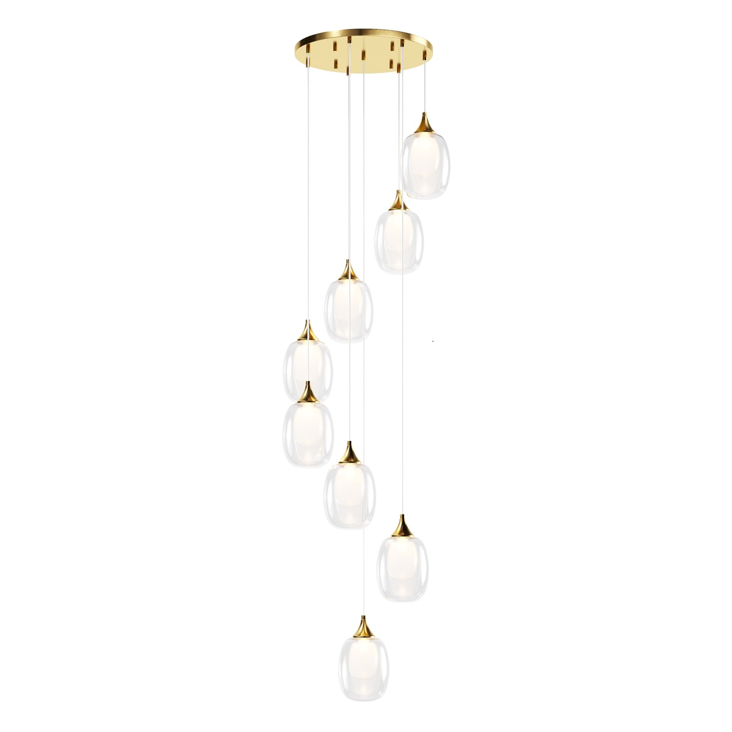Maytoni Modern Aura Подвесной светильник цвет: латунь MOD016PL-08BS1