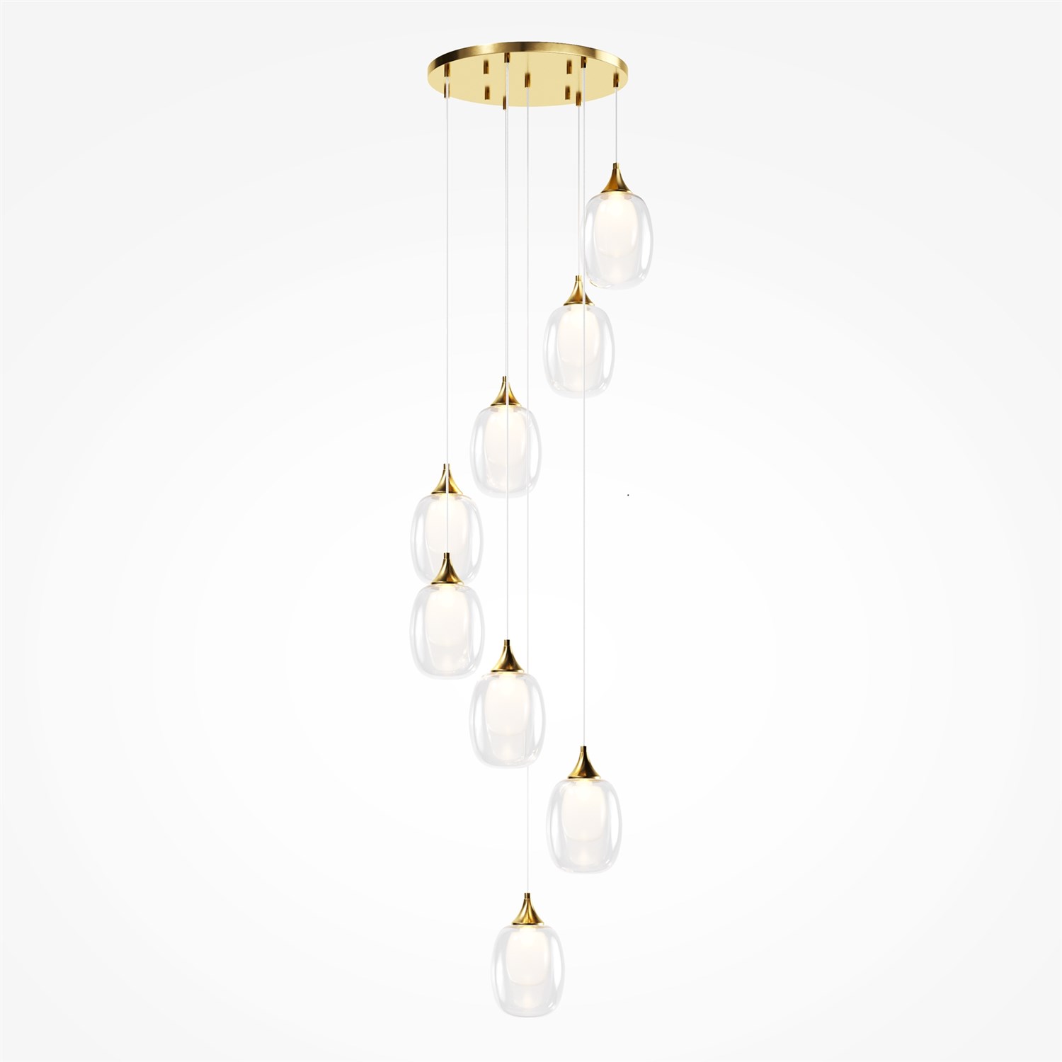 Maytoni Modern Aura Подвесной светильник цвет: латунь MOD016PL-08BS1