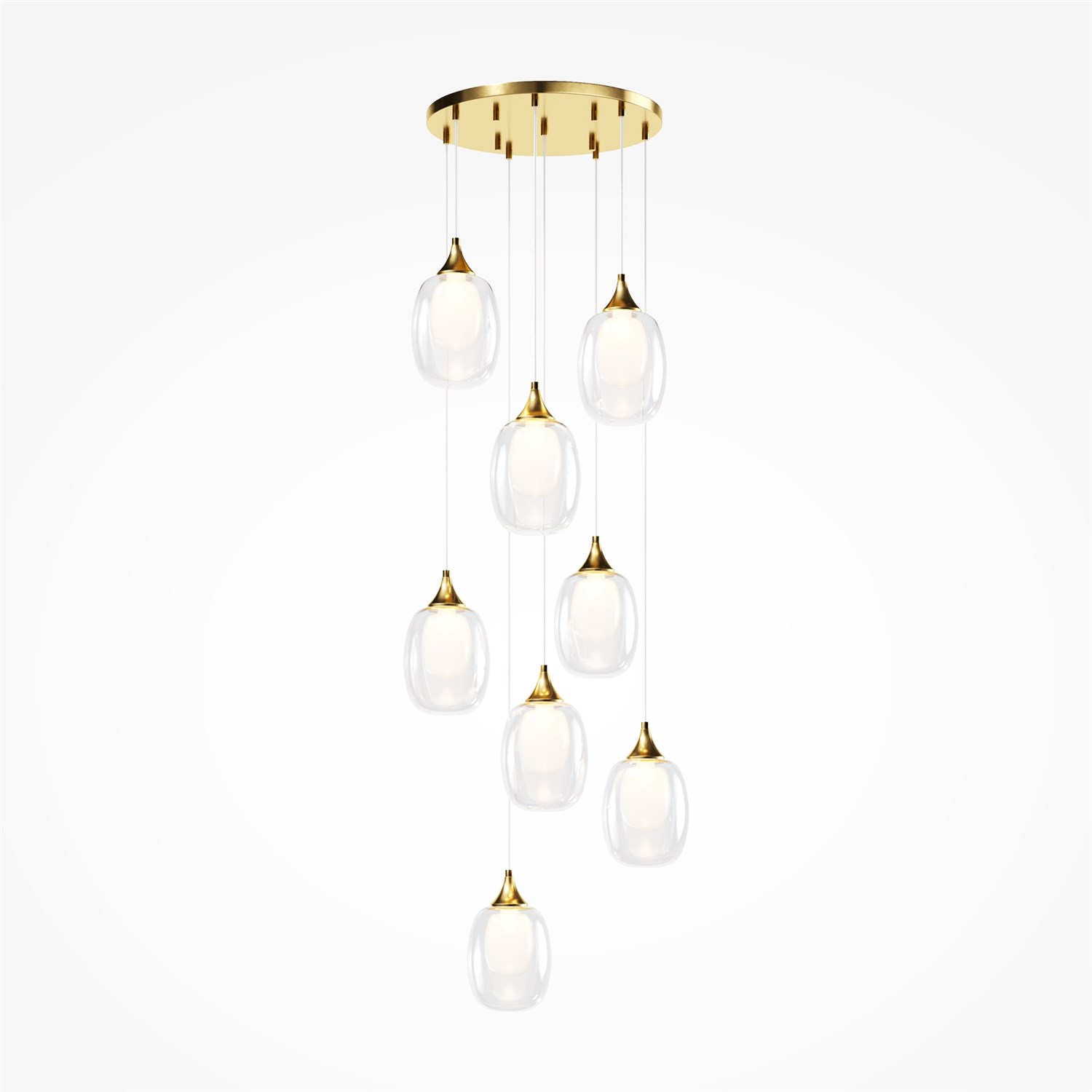 Maytoni Modern Aura Подвесной светильник цвет: латунь MOD016PL-08BS1