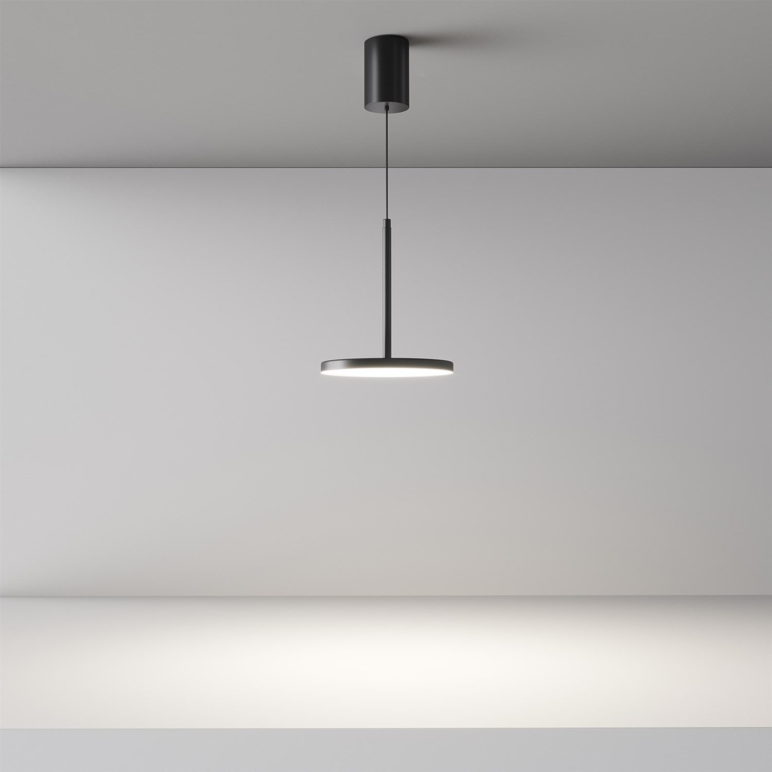 Maytoni Technical Plato Подвесной светильник цвет: черный P076PL-L12W4K-B