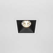 Maytoni Technical Alfa LED Встраиваемый светильник цвет: бело-черный DL043-01-15W3K-D-SQ-WB