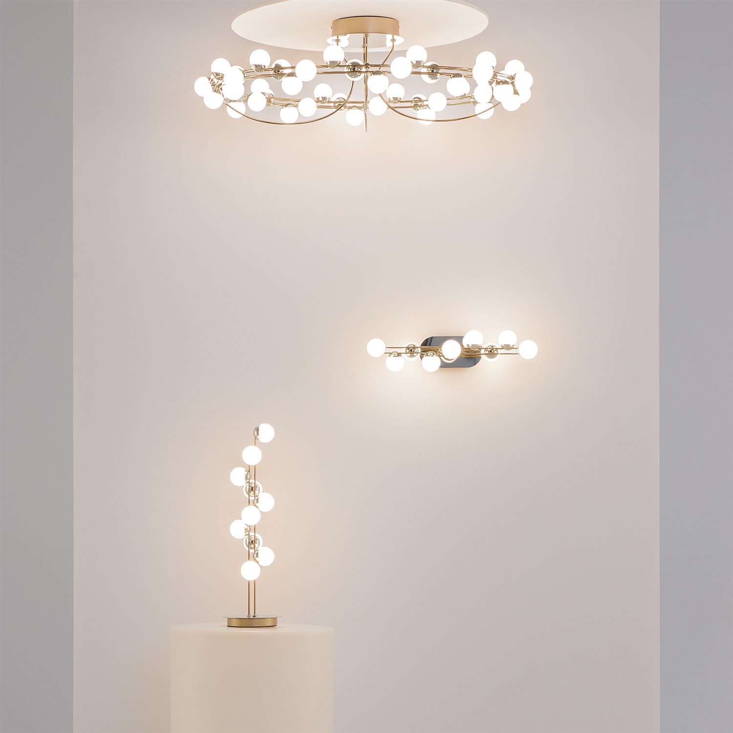 Maytoni Modern Tessara Настенный светильник (бра) цвет: золото MOD081WL-L13G3K