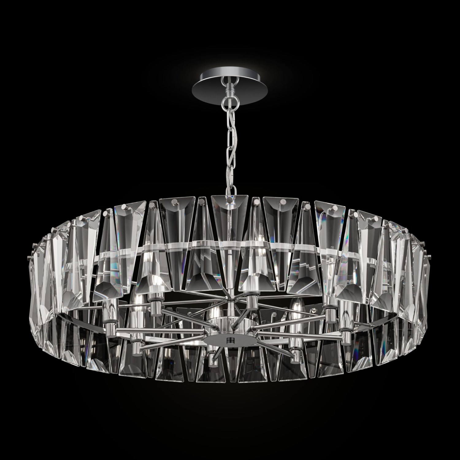 Maytoni Modern Puntes Подвесной светильник цвет: хром MOD043PL-08CH