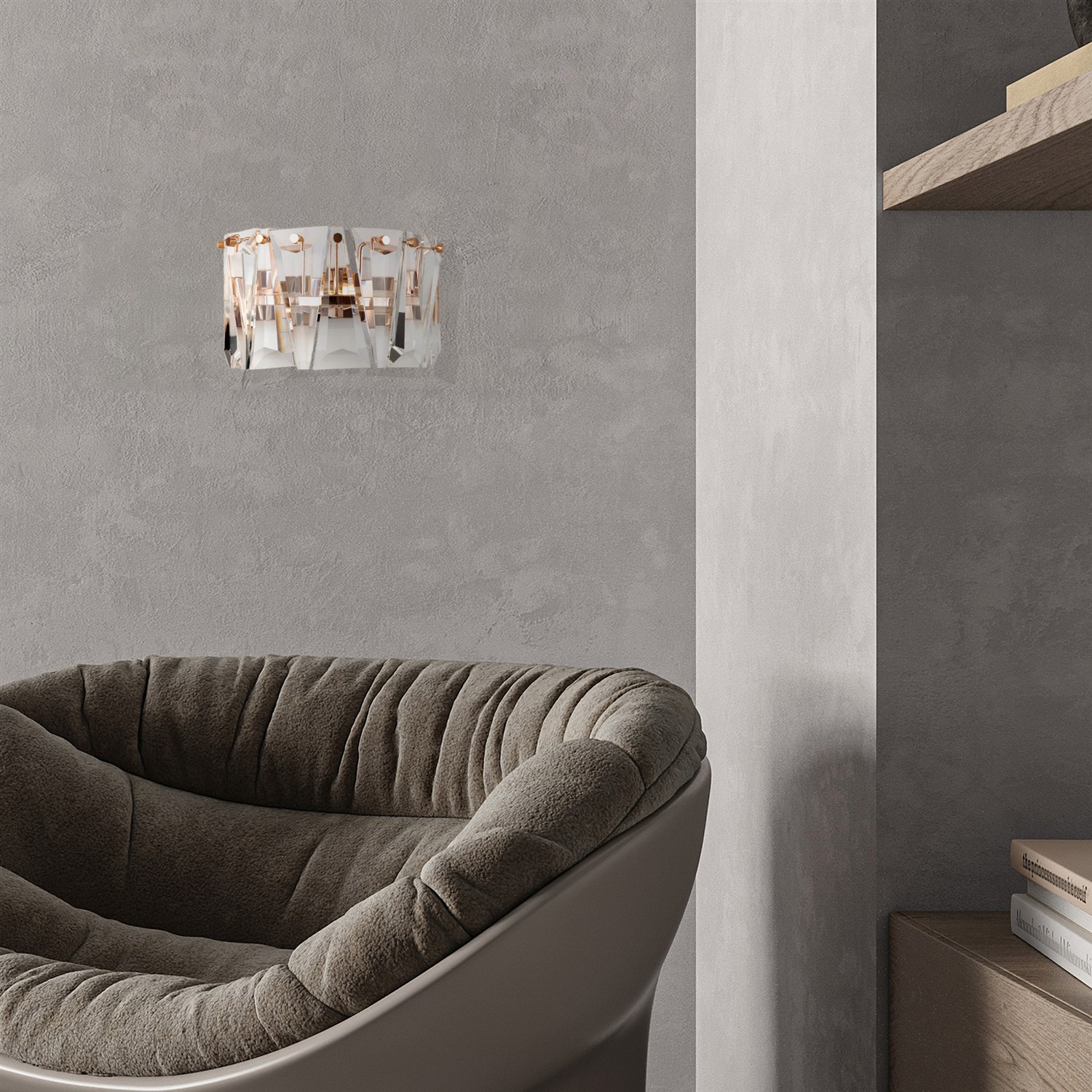 Maytoni Modern Puntes Настенный светильник (бра) цвет: золото MOD043WL-01G