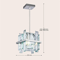 Maytoni Modern Cerezo Подвесной светильник цвет: хром MOD201PL-01N