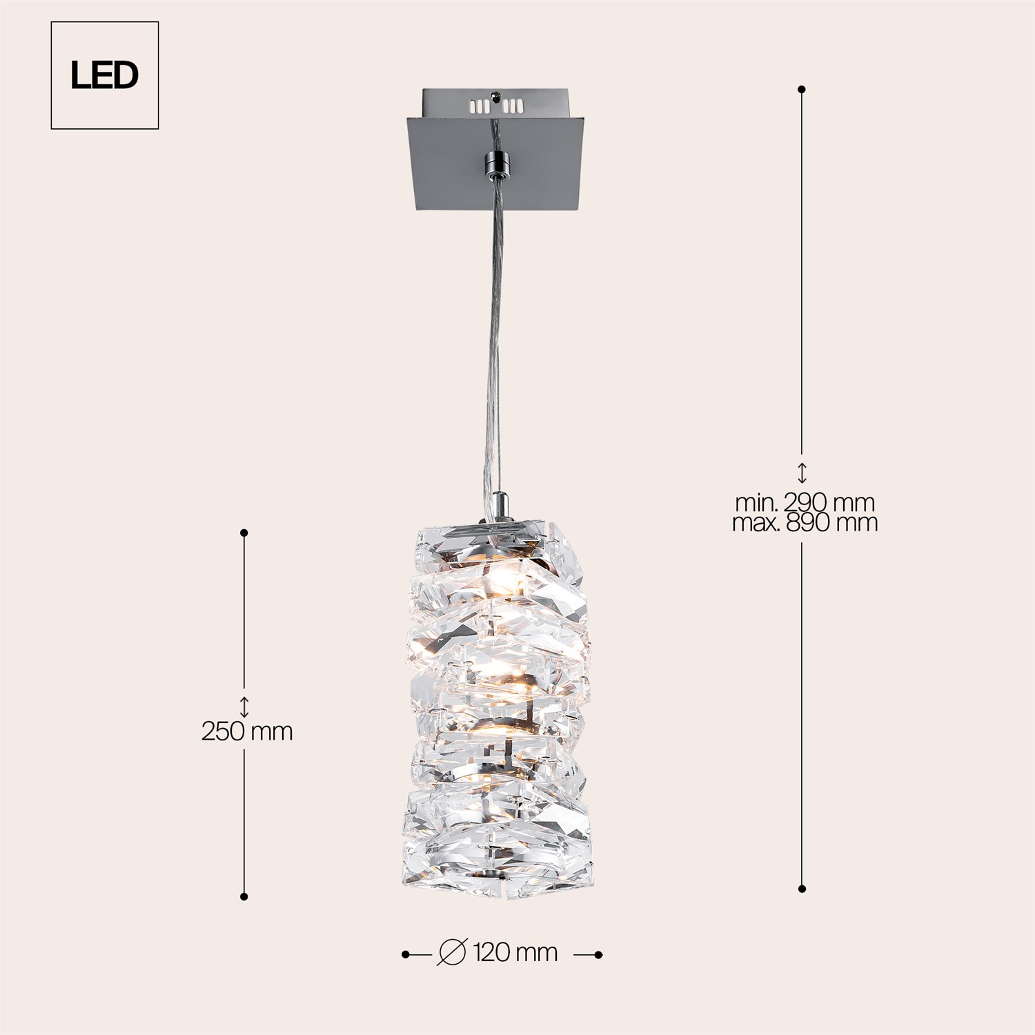Maytoni Modern Coil Подвесной светильник цвет: хром MOD124PL-L3CH3K