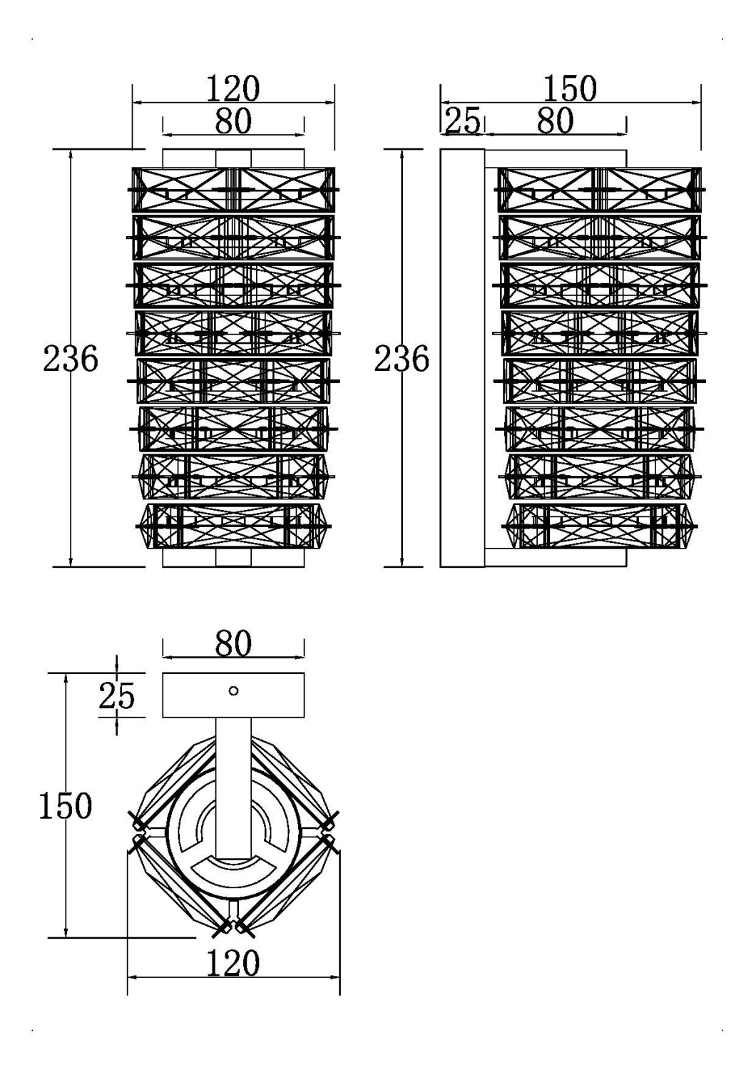 Maytoni Modern Coil Настенный светильник (бра) цвет: хром MOD124WL-L6CH3K