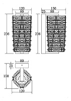 Maytoni Modern Coil Настенный светильник (бра) цвет: хром MOD124WL-L6CH3K